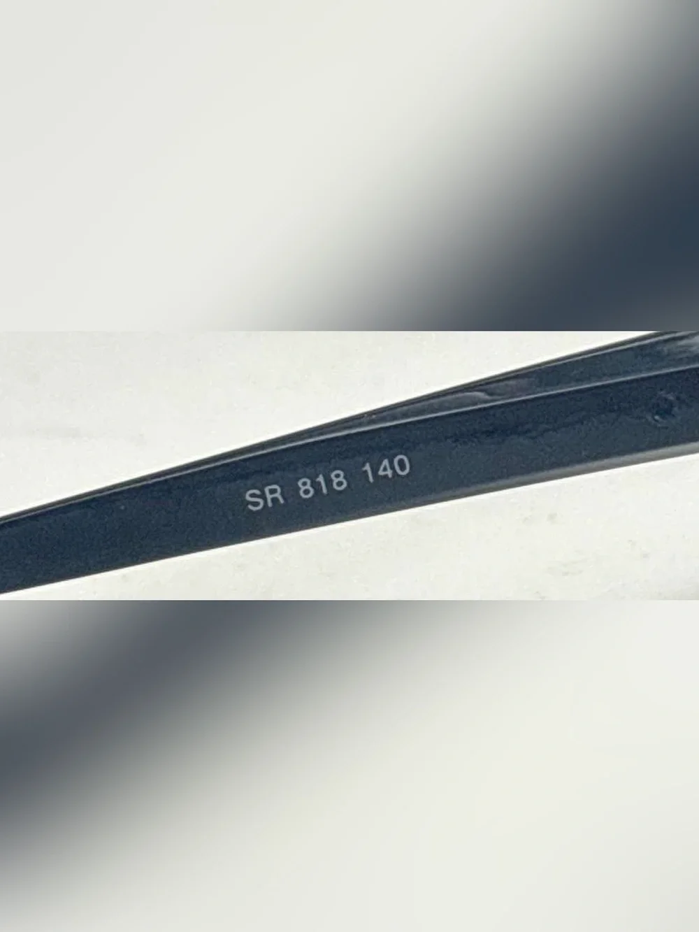 SR818 Black Oval Half-Rim Sunglasses Frames Only